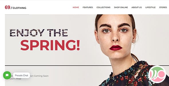 Clothing WordPress Theme by AxiomThemes