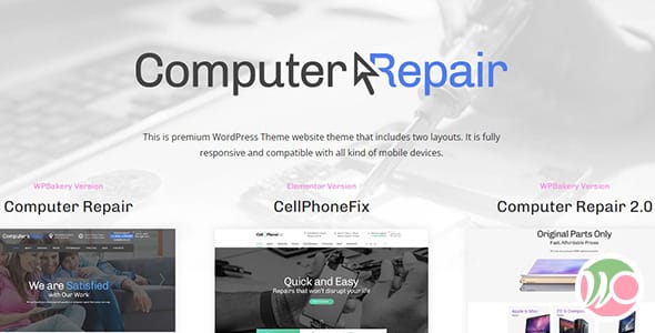 Computer and CellPhone Repair Services WordPress Theme