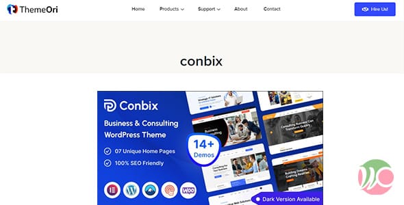 Conbix Business Consulting WordPress Theme
