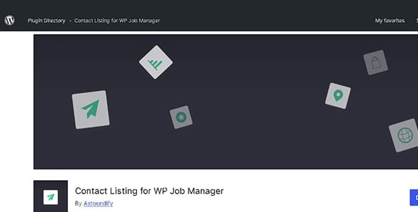 Contact Listing Job Manager for WordPress