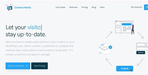 Content Notify for WordPress