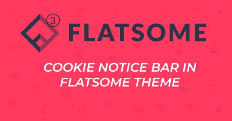 Cookie Notice Bar in Flatsome Theme