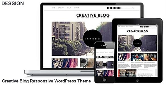 Creative Blog Responsive WordPress Theme by Marios Lublinski
