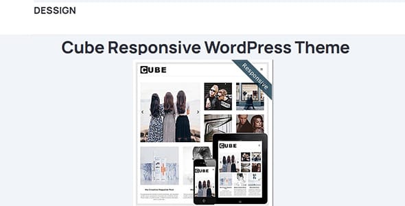 Cube Responsive WordPress Theme by Dessign Themes