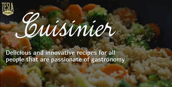 Cuisinier WordPress Theme by TeslaThemes