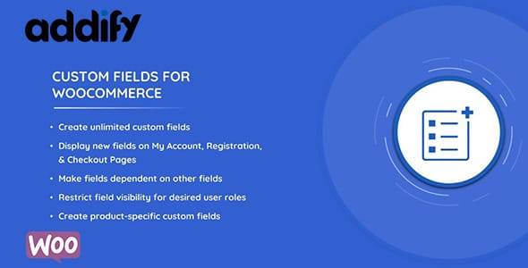 Custom Fields for WooCommerce