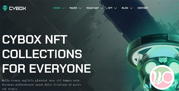 Cybox NFT Portfolio Affiliate WordPress Theme
