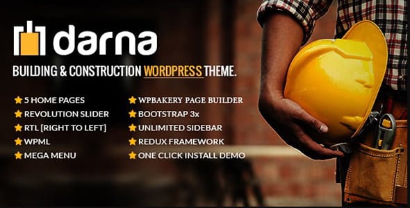 Darna Building and Construction WordPress Theme