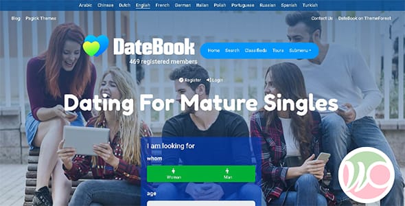 DateBook Dating WordPress Theme