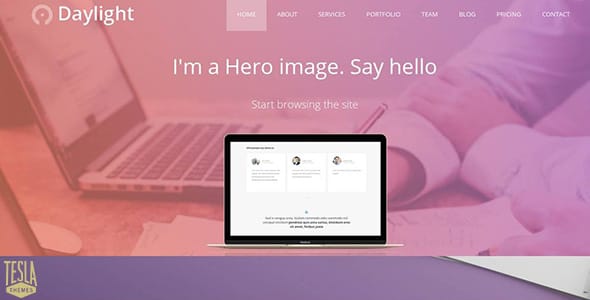 Daylight WordPress Theme by TeslaThemes