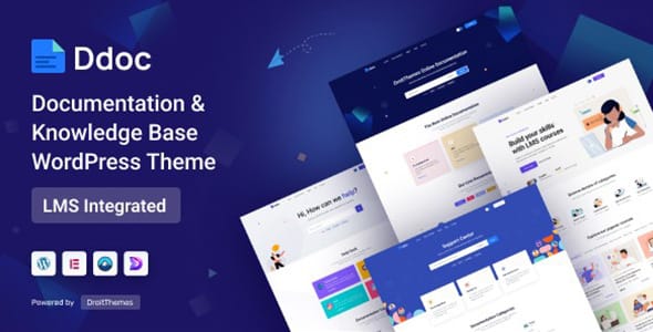 DDoc Documentation and Knowledgebase WordPress Theme