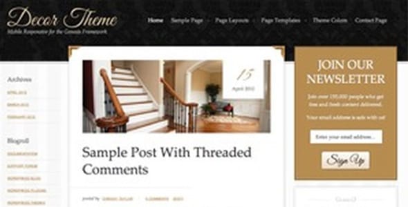Decor Child WordPress Theme by StudioPress