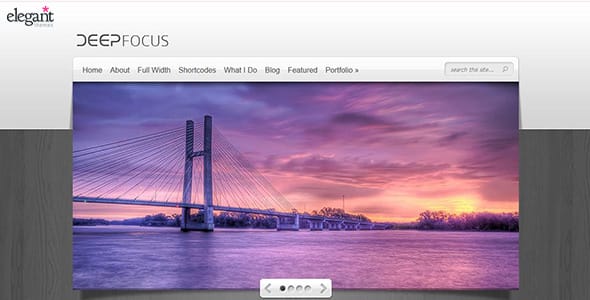 DeepFocus WordPress Theme by Elegant Themes