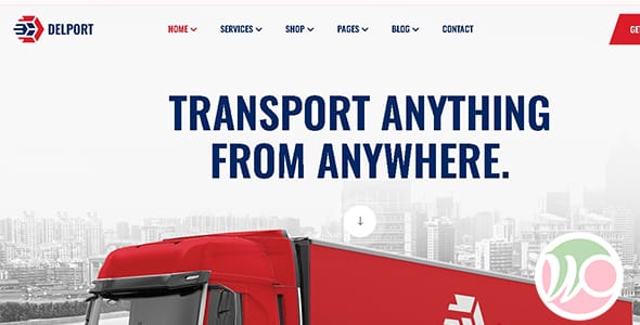 Delport Logistics and Transportation Business WordPress Theme