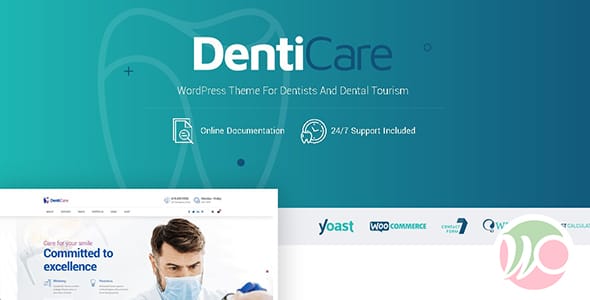 DentiCare Medical and Dentist WordPress Theme