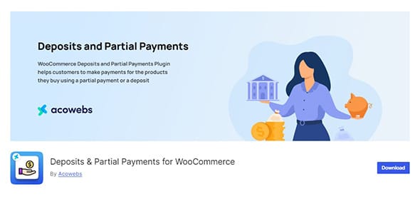 Deposits and Partial Payments Pro for WooCommerce