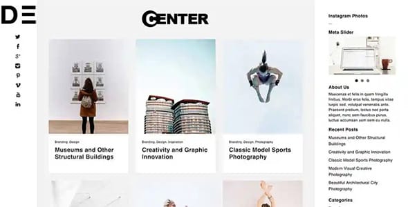 Dessign Center Responsive WordPress Theme