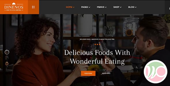 Dinenos Restaurant WordPress Theme