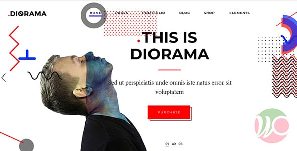 Diorama Freelancer Portfolio and Agency Theme