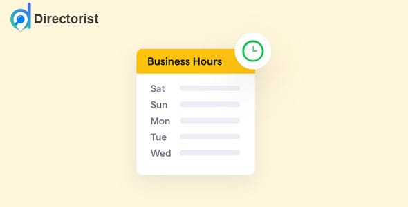 Directorist Business Hour for WordPress