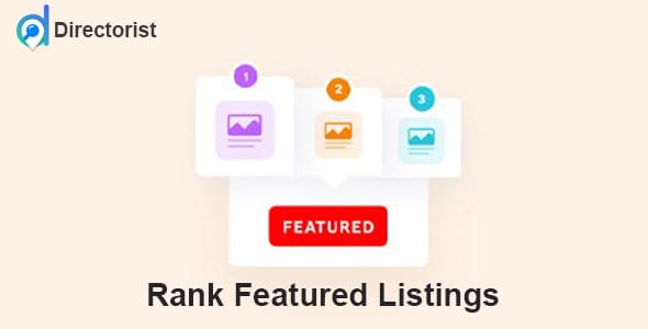 Directorist Rank Featured Listings for WordPress