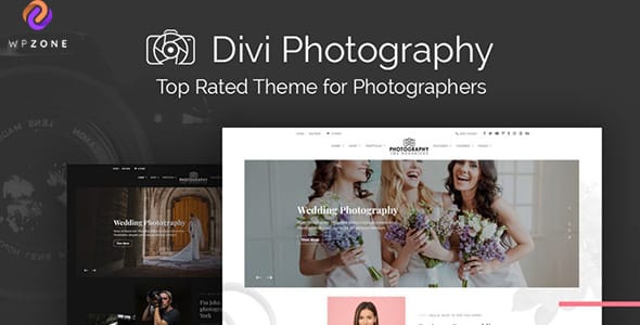 Divi Photography WordPress Theme by WP Zone