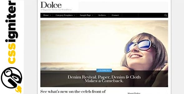 Dolce WordPress Theme by CSSIgniter