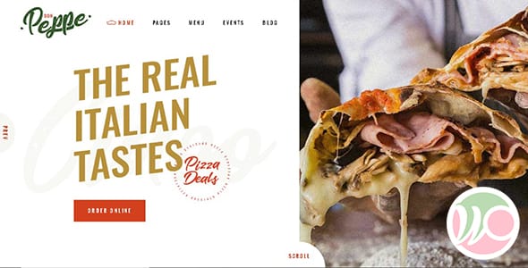 Don Peppe Pizza and Fast Food WordPress Theme