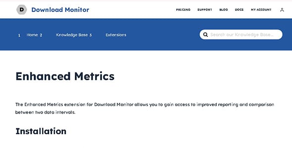 Download Monitor Enhanced Metrics for WordPress