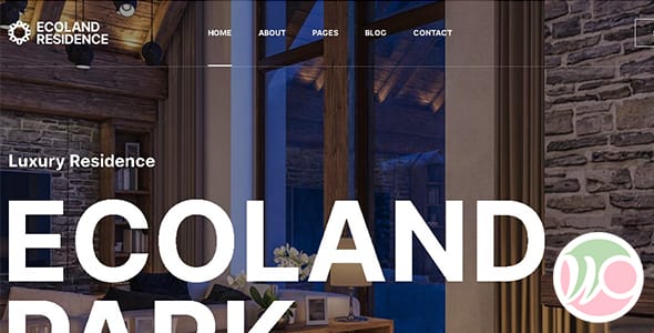 Ecoland Single Property WordPress Theme