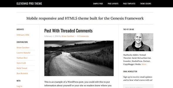 eleven40 Pro WordPress Theme by StudioPress