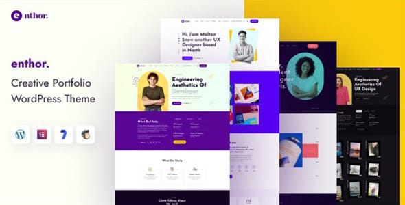 Enthor Creative Portfolio WordPress Theme