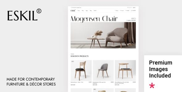 Eskil Furniture Store WordPress Theme