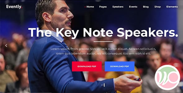 Evently Conference and Meetup WordPress Theme