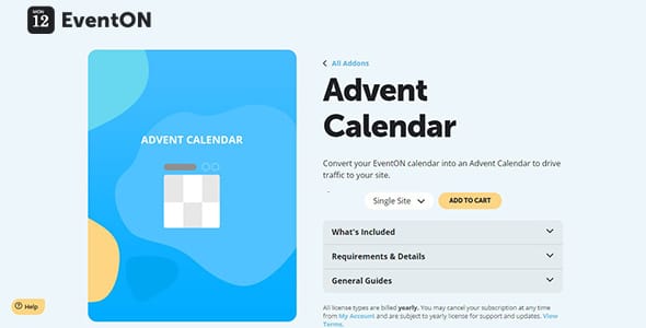 EventON Advent Calendar for WordPress