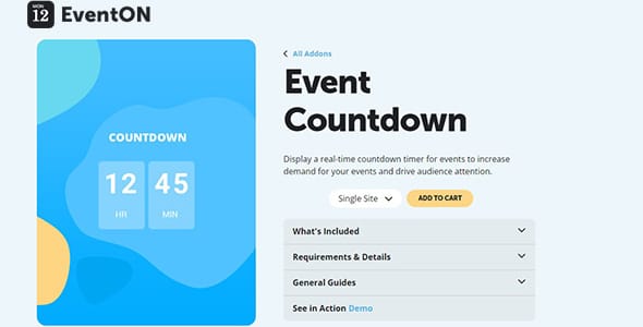 EventON Countdown Timer for WordPress