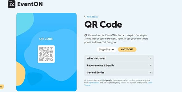 EventON QR Code for WordPress