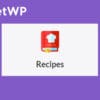 FacetWP Recipes Integration for WordPress