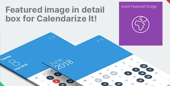 Featured image in detail box Calendarize It for WordPress