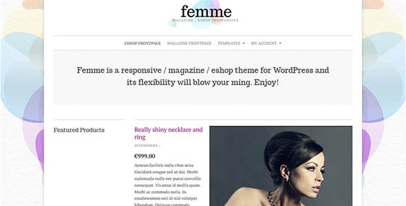 Femme WordPress Theme by CSSIgniter