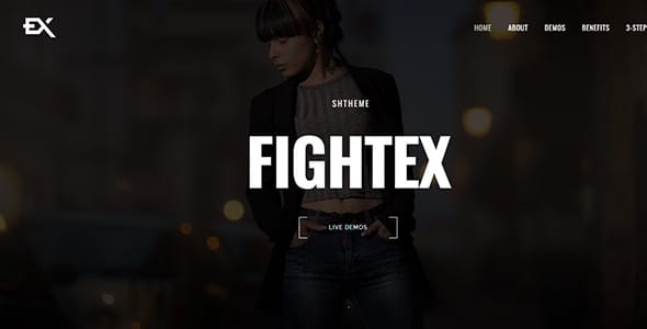 Fightex Showcase Portfolio WordPress Theme