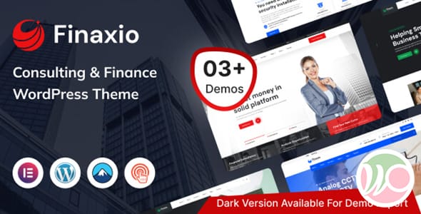 Finaxio Consulting and Finance WordPress Theme