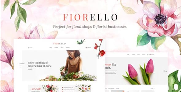 Fiorello Florist and Flower Shop Theme