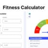 Fitness Calculator for WordPress