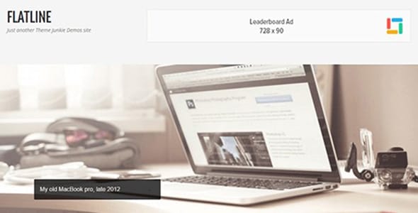 FlatLine WordPress Theme by Theme Junkie