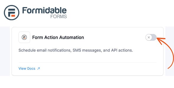 Formidable Form Action Automation for WordPress