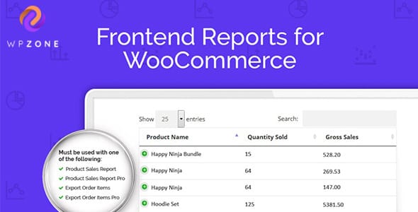 Frontend Reports for WooCommerce