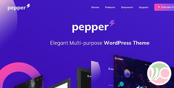 Pepper Elegent Multi Purpose WordPress Theme