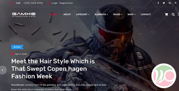 Gamxo WordPress Gaming News and Blog Theme
