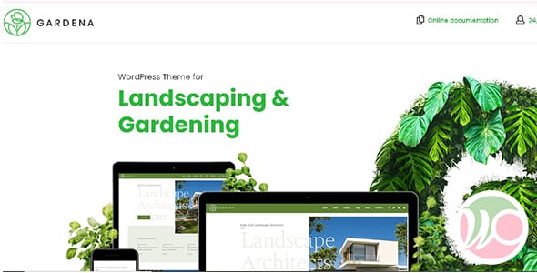 Gardena Landscaping and Gardening WordPress Theme